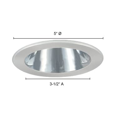 Jesco Lighting Tm401Stwh 4-Inch Recess Trim