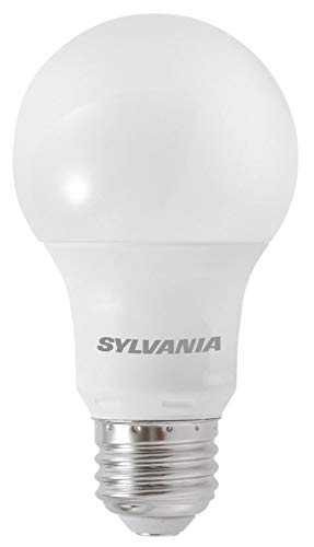 LEDVANCE SYLVANIA A19 LED Light Bulb, 9W Dimmable, 800 Lumens, 3500K Bright White, 1 Pack (Model 71185)