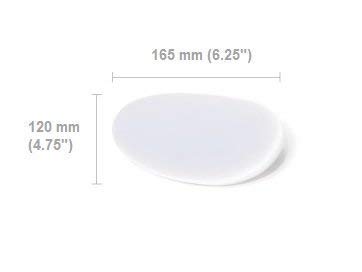 Britta Products Solar LED Path Paver Stones - Waterproof Stone Markers, Cool White - Set of 3, ABS Plastic