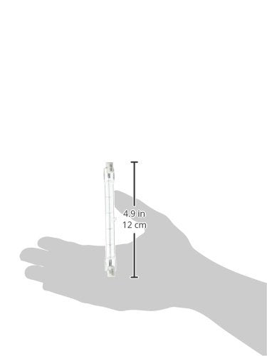 Eiko Q500T3/CL/120V Halogen Bulbs, 500W, T-3 R7s Base, Soft White, Tungsten