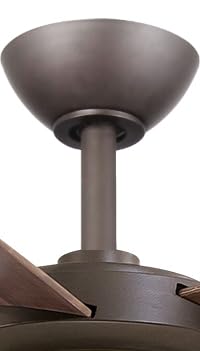 MINKA-AIRE F745-ORB Sabot 52 Inch Ceiling Fan with Integrated LED Light and DC Motor in Oil Rubbed Bronze Finish