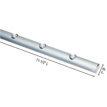 Jesco Lighting Sd100Cc126060-S Corvi - 12&quot; Led Linear Display Light, Silver Finish