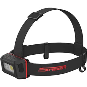ATD 200 Lumen LED Rechargeable Headlamp - Motion Activated, 1" Size, Multicoloured, Model ATD-80250A, Plastic Material