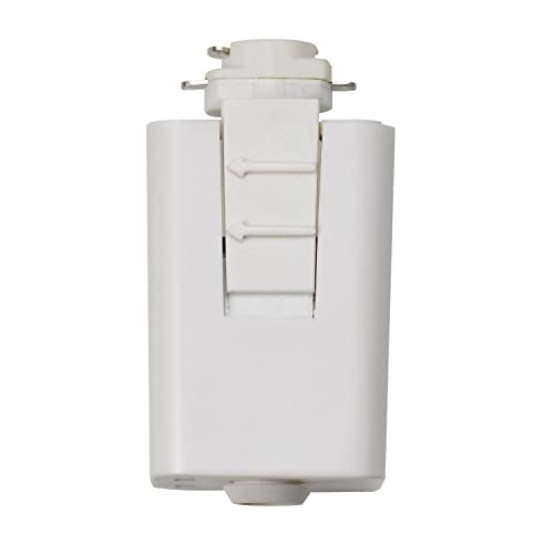 Cal Line Voltage Pendant Track Adopter, Metal, 2 x 1.4 x 1.4 in, White, Model HT-PN-ADOPT-WH