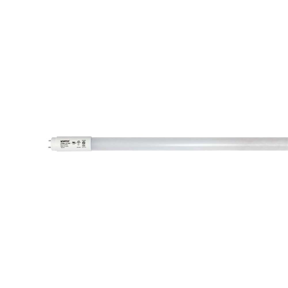 Satco S11952, 7 Watt, 18 Inch, Medium Bi-Pin G13 Base, 6500K, 50000 Average Rated Hours, 770 Lumens, Type B Ballast Bypass, T8 L
