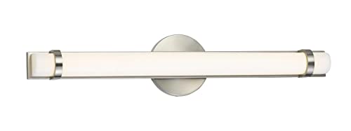 Cal Lighting La-8601M Contemporary Modern Led Vanity From Vanity Collection In Pewter, Nickel, Silver Finish, 5.00 Inches