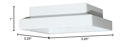 Classy Caps Sl083W Adaptor Imperial Aluminum, 3" X 3"