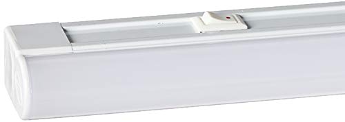 Jesco Lighting Sg-Led-12/60W-Sw 6000K Sleek Led With Switch, White, 12"