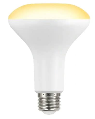 LED TECHNOLOGY EcoSmart BR30 Dimmable LED Light Bulb Soft White 65W Equivalent 12-Pack