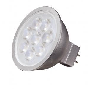 Satco Lighting S9496-6.5 Watt Dimmable Mr16 Low Voltage Led Light Bulbs - 3000K - 40 Degree Beam Angle - Gu5.3 Base - 12 Volt Ac