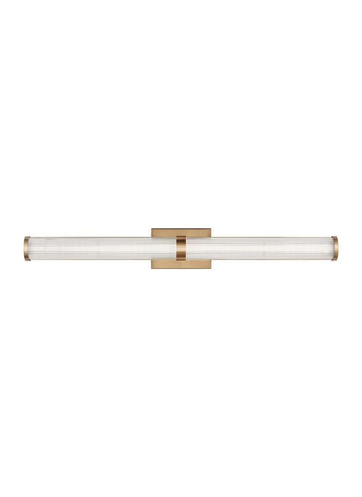Generation Lighting 4659293S-848 Syden Vanity, 1-Light 36 Watts, Satin Brass, 4.75 Inch Wide, 0 Inch Diameter, Steel Constructio