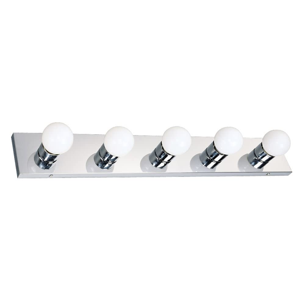 Design House 509653 5 Light Vanity Light, Polished Chrome, 30''