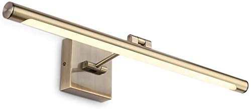 Joosenhouse LED Picture Light, Dimmable 24.4in Antique Bronze, Metal, 14W (70W Eqv.), Hardwired, Warm White, Model 7520-12