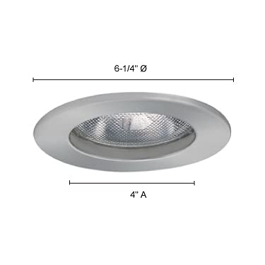 Jesco Lighting Tm5502Ab 5-Inch Aperture Line Voltage Trim Recessed Light, Open Trim, Antique Bronze Finish