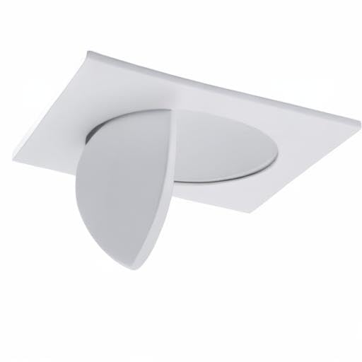 Wac Lighting Lotos 4In Led Square Adjustable 5-Cct Selectable 2700K-3000K-3500K-4000K-5000K Recessed Kit In White