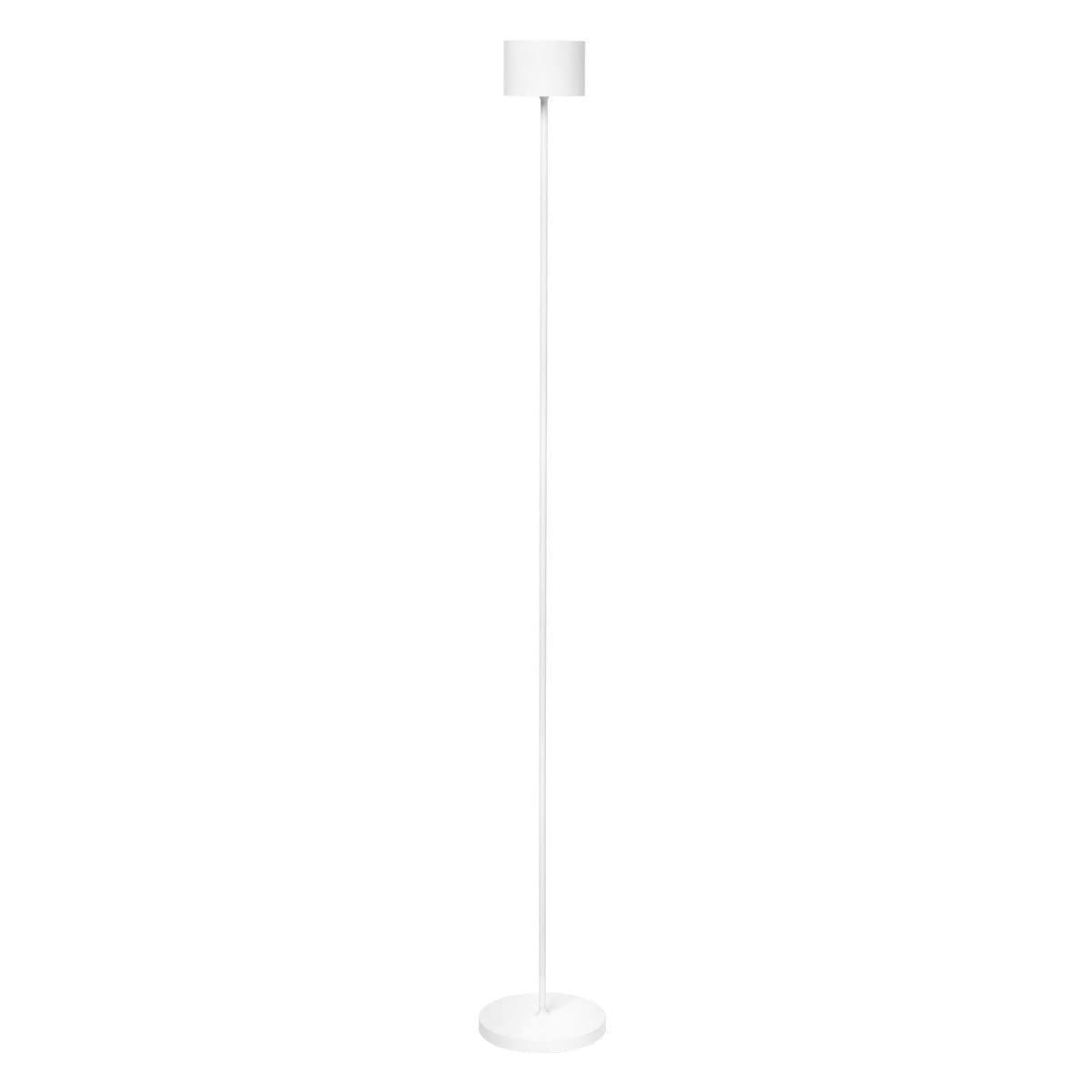 Blomus FAROL Mobile Rechargeable LED Floor Lamp - Aluminum, White, Model 66127
