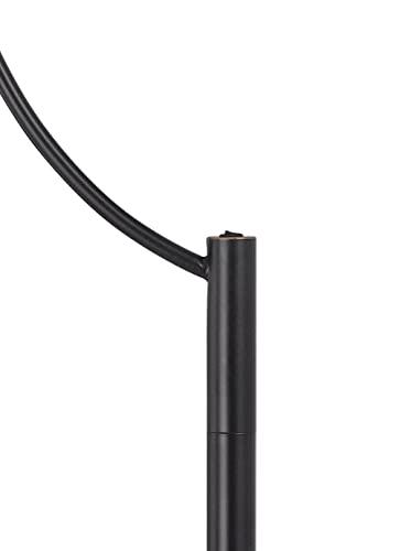 Cal 60W Floor Lamp - Valparaiso Downbridge, Dark Bronze Metal & Pine Wood Shade, Model BO-3049FL