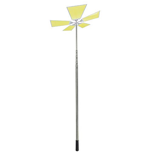 CONPEX 25000lm LED Telescopic Camping Light - Portable Yellow Flood Light, Model FR-05, Without Remote for Outdoor Use