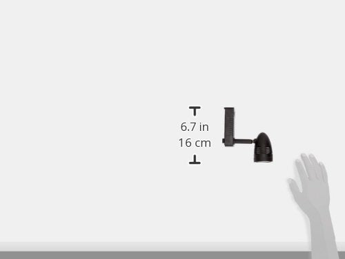Jesco Lighting Llv14050Bk Mini Deco Series Low Voltage Track Head For L 2-Wire Single Circuit Track System, Black