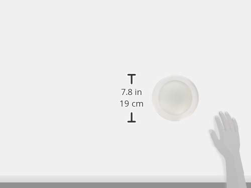 Nora Lighting NLOPAC-R650930AW 15W 6in LED Surface Mount Light Opal 3000K 1050 Lumens White Aluminum