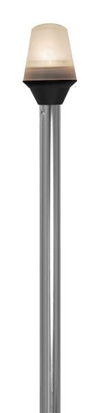 Attwood All-Round Frosted Globe Pole Light 24” Silver Model 5100-24-1