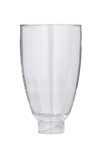 B&P Lamp 6 1/2 Inch Clear Glass Colonial Style Lamp Shade For Sconces And Other Lighting Fixtures