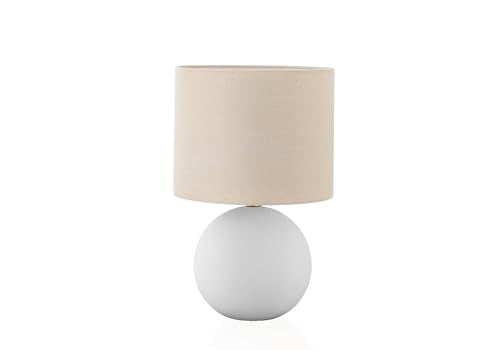 Monarch Specialties I 9632 Lightingtable Lamp, Cream Shade, Cream Ceramic, Contemporary