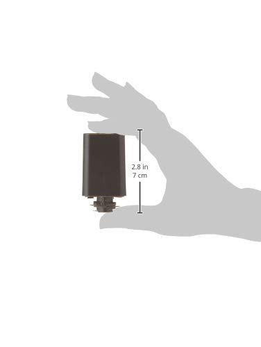 Cal Line Voltage Pendant Track Adopter, Dark Bronze, Metal, Model HT-PN-ADOPT-DB, Size 2 x 1.4 x 1.4