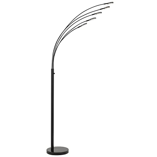 Cal Lighting Bo-2873Fl-5L-Db Transitional Led Arc Floor Lamp From Cremona Collection In Bronze/Dark Finish, 39.00 Inches