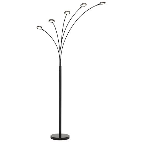 Cal Lighting Bo-2873Fl-5L-Db Transitional Led Arc Floor Lamp From Cremona Collection In Bronze/Dark Finish, 39.00 Inches