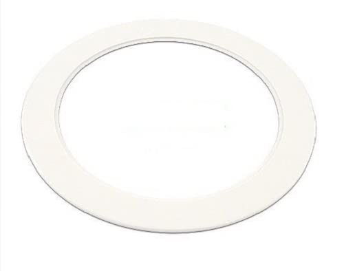 25 Pack Off-White Light Trim Ring Recessed Can 6 Inch Over Size Oversized Lighting Fixture