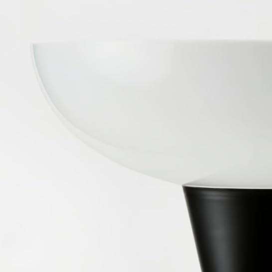 Ikea Tagarp Floor Uplighter Glass Black/White 604.640.49