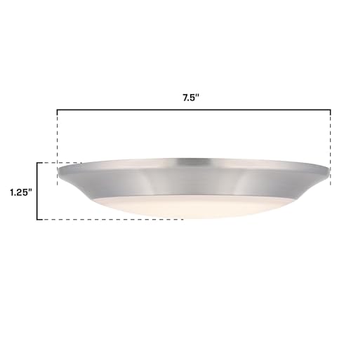 Westinghouse 6134200 Makira Traditional One-Light, 7.5 Inch 16 Watt Dimmable Led Indoor/Outdoor Selectable Surface Mount Fixture