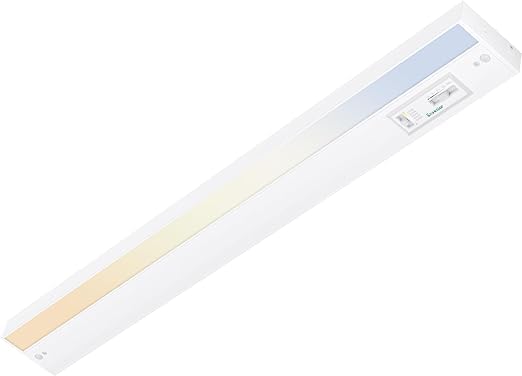 Ensenior 24 Inch LED Under Cabinet Lighting Hardwired, 5CCT, 14W 930LM, 2700K/3000K/3500K/4000K/5000K, Wired Under Cabinet Light