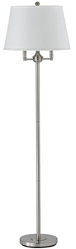 Cal Lighting Bo-2077-6Wy-Bs Andros Metal Floor Standing Lamp, Brushed Steel 17 X 17 X 62