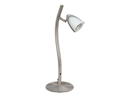 JESCO FT138FR 1-Light Table Lamp, Frosted Glass, Modern Design, Elegant Frosted Finish