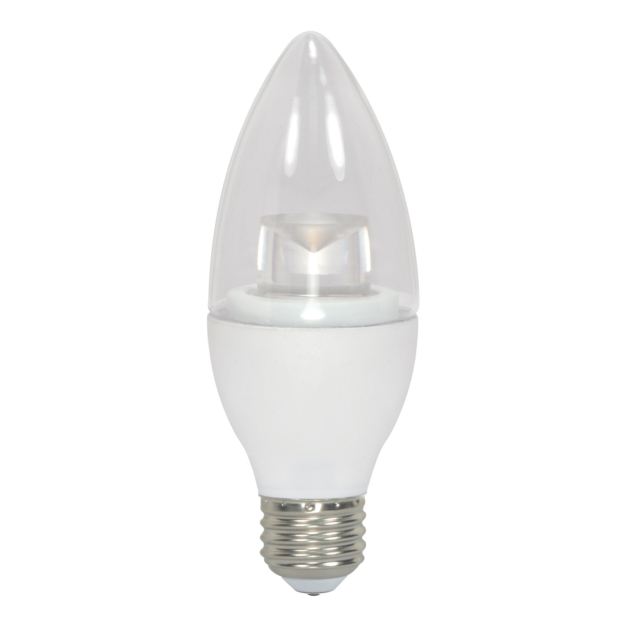 Satco Medium Bulb, Clear Glass, 3.75 inches, Model S8953