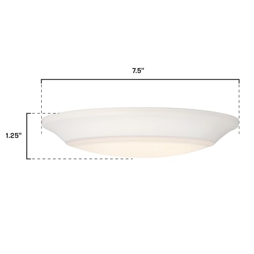 Westinghouse 6134000 Makira Traditional One-Light, 7.5 Inch 16 Watt Dimmable Led Indoor/Outdoor Surface Mount Fixture With Color