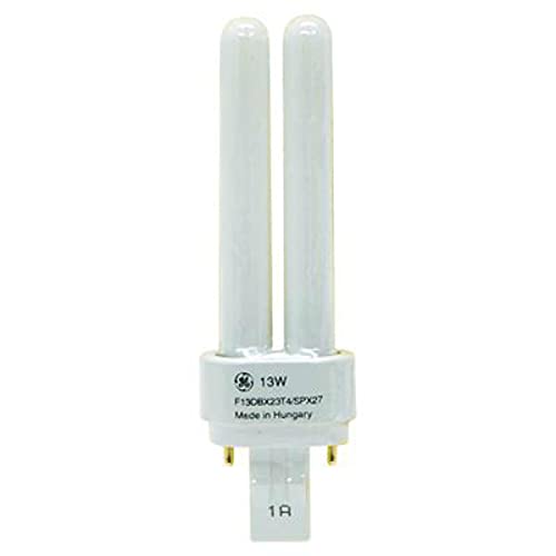Ge Cfl Light Bulb, 13 Watt, Dbx Bulb Type, Gx23-2 Base, Soft White (1 Pack)