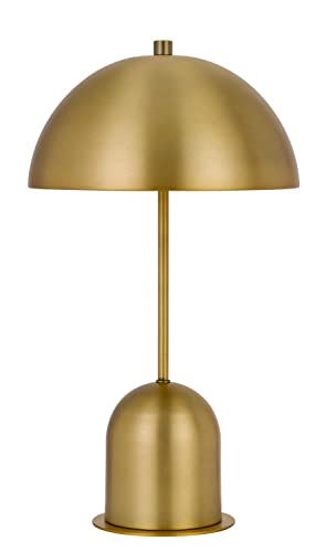 Cal 40W Peppa Metal Accent Lamp with Touch Sensor Switch, Brass, Model BO-2978DK-AB