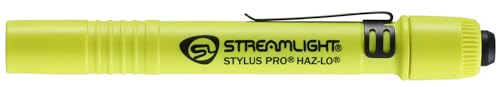 Streamlight Stylus Pro HAZ-LO Penlight, 105-Lumen, Non-Rechargeable, Hi-Viz Yellow, Model 66300