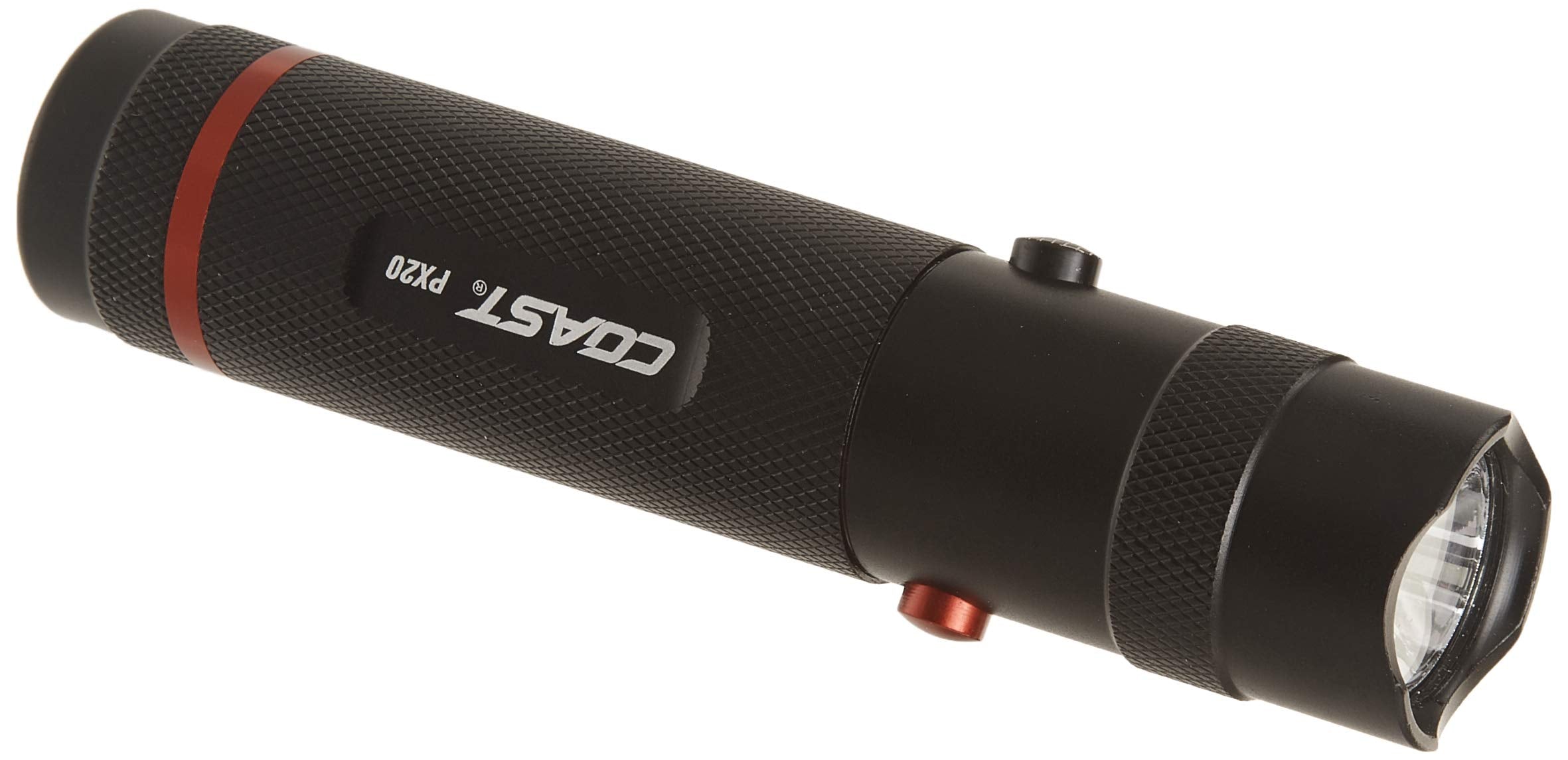 Coast PX20 Dual Color LED Flashlight - 400 Lumens, Aluminum, Black, Model 19271