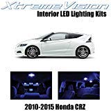 Xtremevision Interior Led For Honda Cr-Z 2010-2015 (9 Pieces) Blue Interior Led Kit + Installation Tool