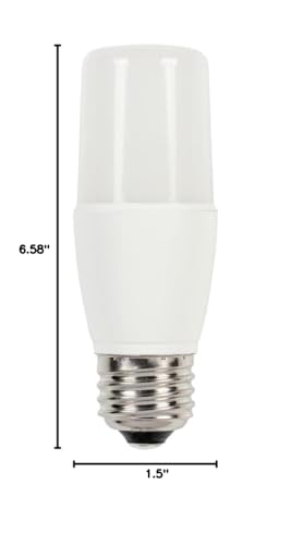 Westinghouse 3319900 60-Watt Equivalent T7 Bright White LED Light Bulb with Medium Base, 1 Count (Pack of 1), Frost