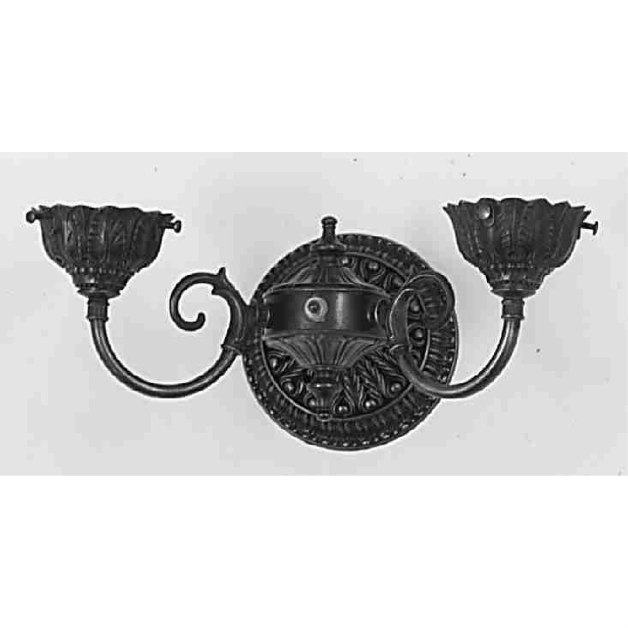 2 SARM SCONCE/FANCY FTTR/ROTARY SWITCH
