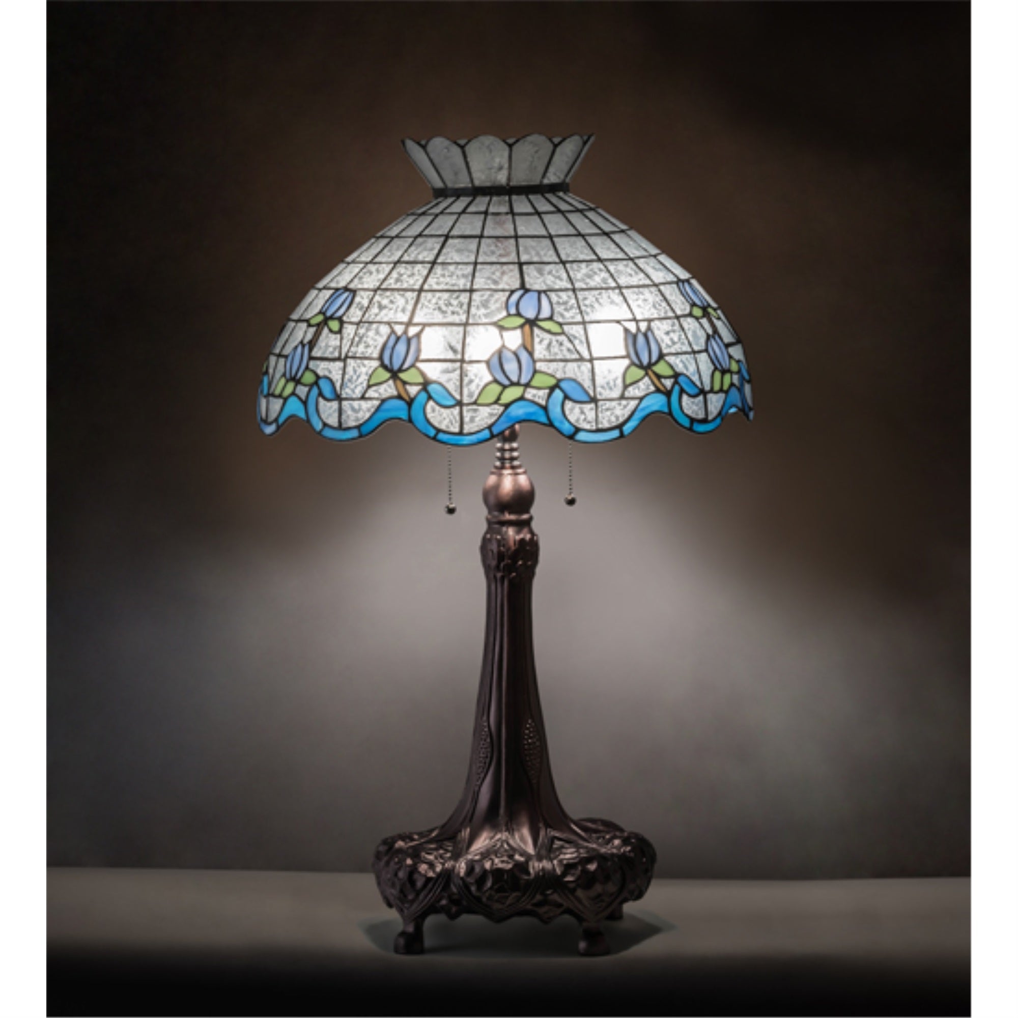 32 inch High Roseborder Table Lamp