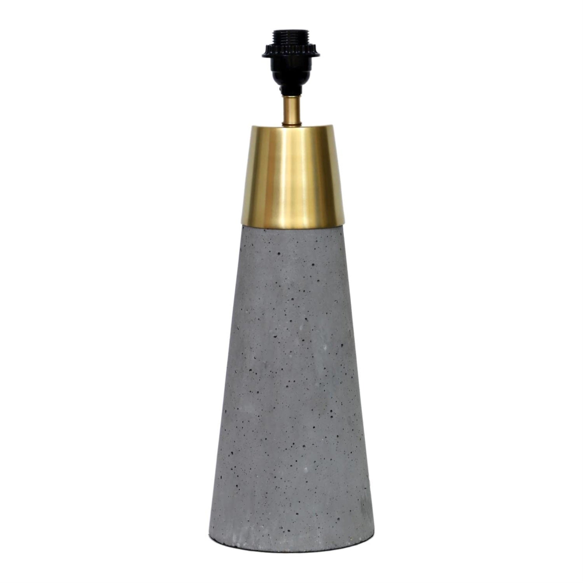 Moes Home Collection Renny Cement And Brass Table Lamp