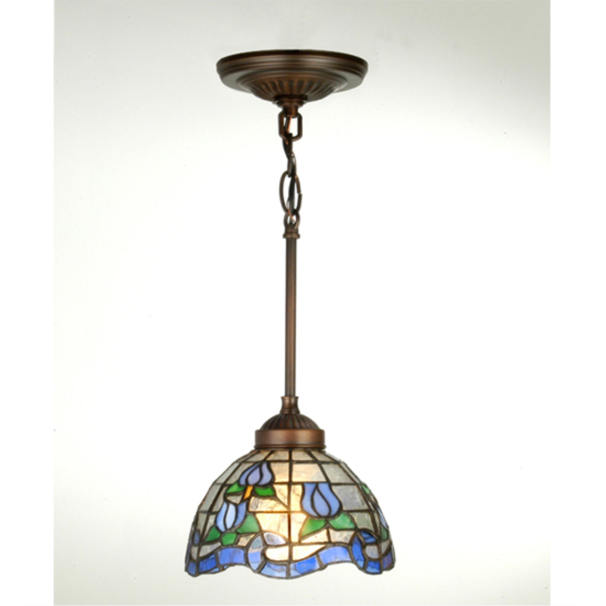 7 inchW Roseborder Mini Pendant