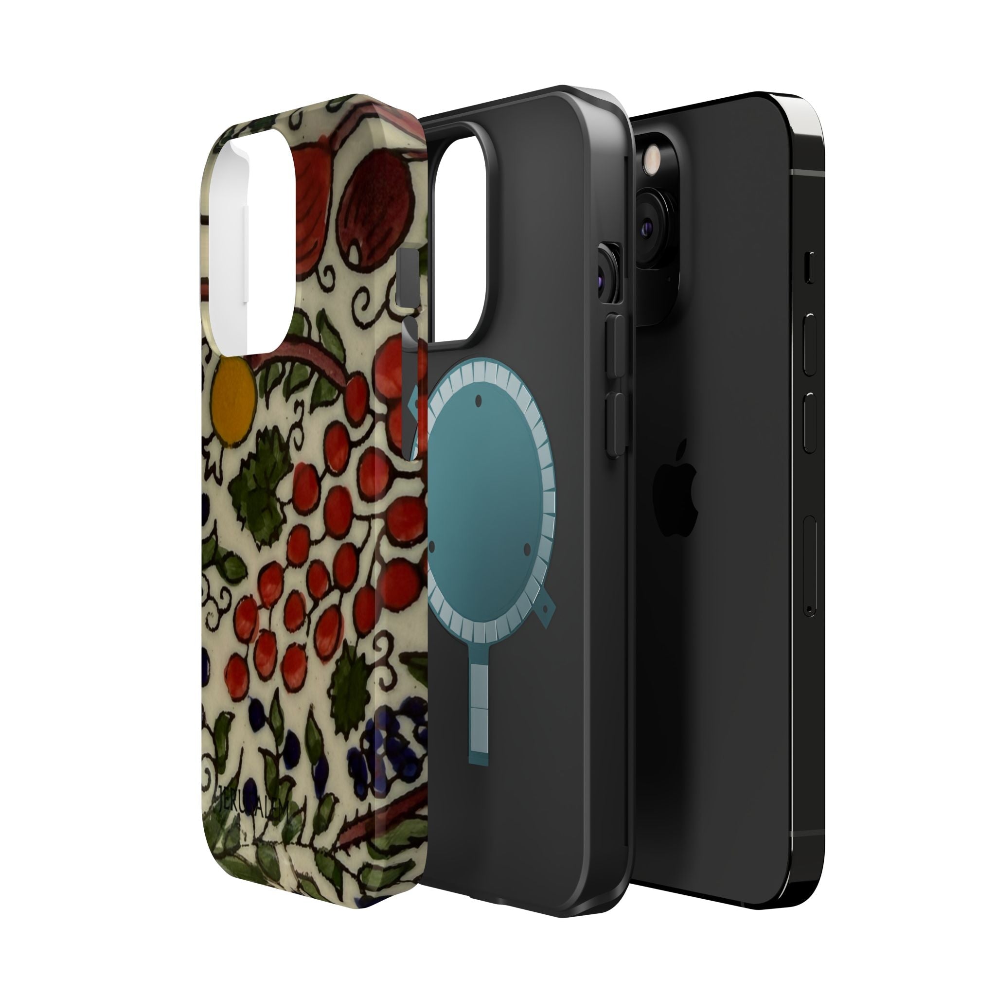 Jerusalem City Fruits Design Iphone Magnetic Tough Case