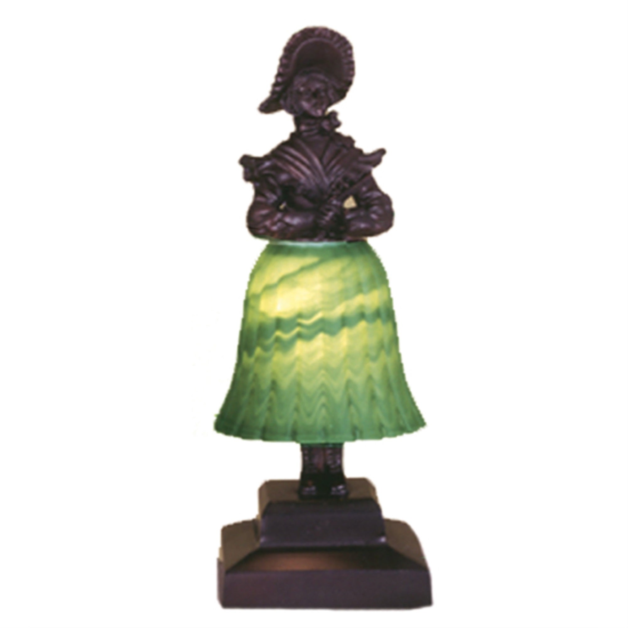 13.5 inchH Silhouette Prairie Lady Accent Lamp